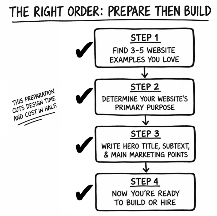 Build Your Website In This Order