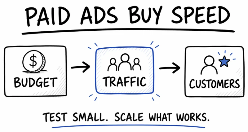 Paid advertising