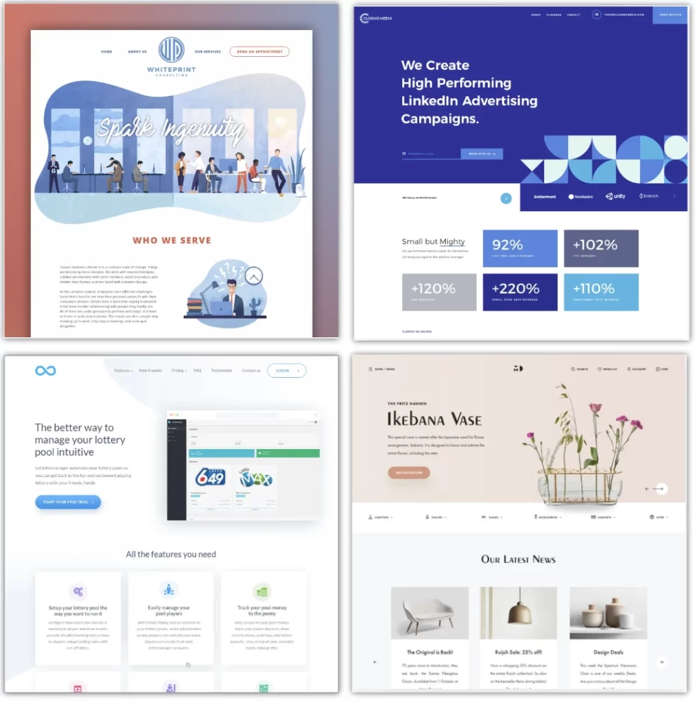 website design examples